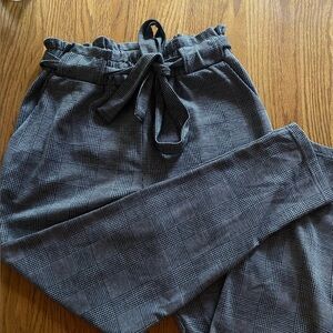 Belted comfy casual pants